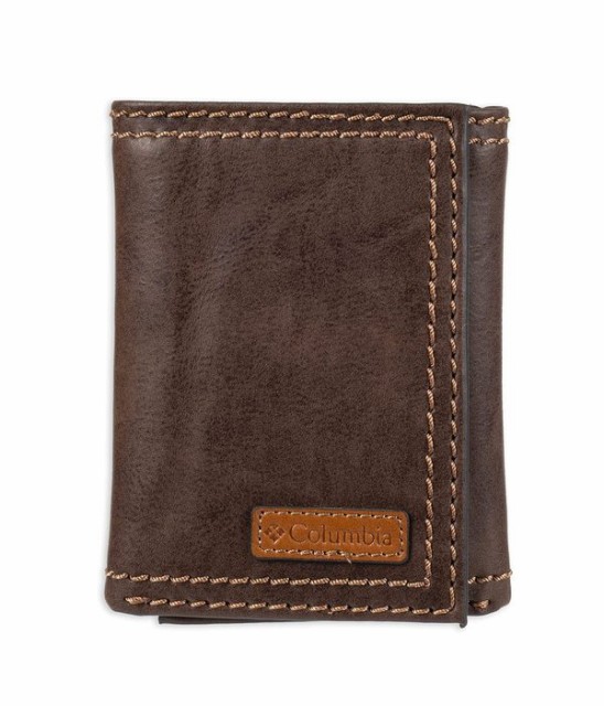 コロンビア メンズ 財布 アクセサリー Rfid Blocking Trifold Wallet Brown Casual