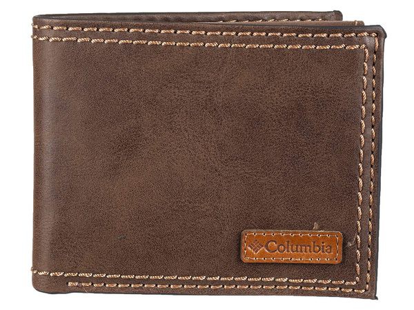 コロンビア メンズ 財布 アクセサリー Rfid Blocking Passcase Bifold Wallet Dark Tan