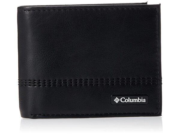 コロンビア メンズ 財布 アクセサリー Men's RFID Passcase Wallet Black Leather