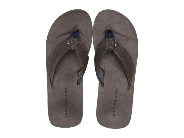 期間限定価格 トミー ヒルフィガー メンズ サンダル シューズ Dill Dark Brown 受賞店舗 Www Centrodeladultomayor Com Uy