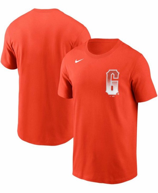 ナイキ メンズ Tシャツ トップス Men's Orange San Francisco Giants 2021 City Connect  Wordmark T-shirt Orange - evangelist.faith