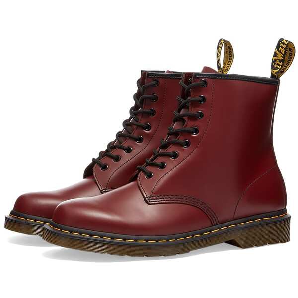 ドクターマーチン メンズ ブーツ・レインブーツ シューズ Dr. Martens 1460 Smooth Leather Boot Cherry Red