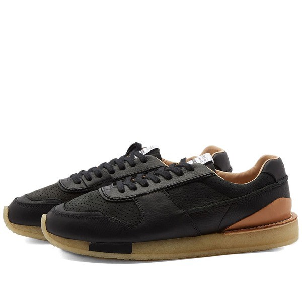 クラークス メンズ スニーカー シューズ Clarks Originals Tor Run Black Combi