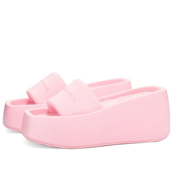 アレキサンダーワン レディース サンダル シューズ Alexander Wang Taji Platform Slide Neon Bubblegum