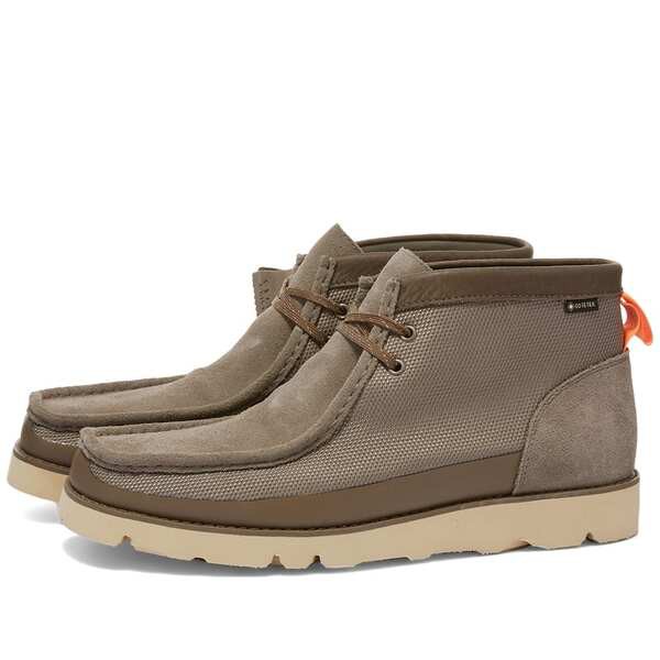 クラークス メンズ スニーカー シューズ Clarks Originals Wallabee 2.0 Gore-Tex Grey Combi