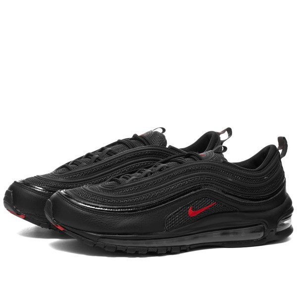 ナイキ メンズ スニーカー シューズ Nike Air Max 97 NB Black, Red & White