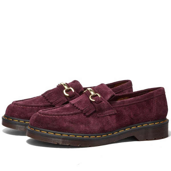 ドクターマーチン メンズ スリッポン・ローファー シューズ Dr. Martens Snaffle Loafer Plum Desert Oasis Suede