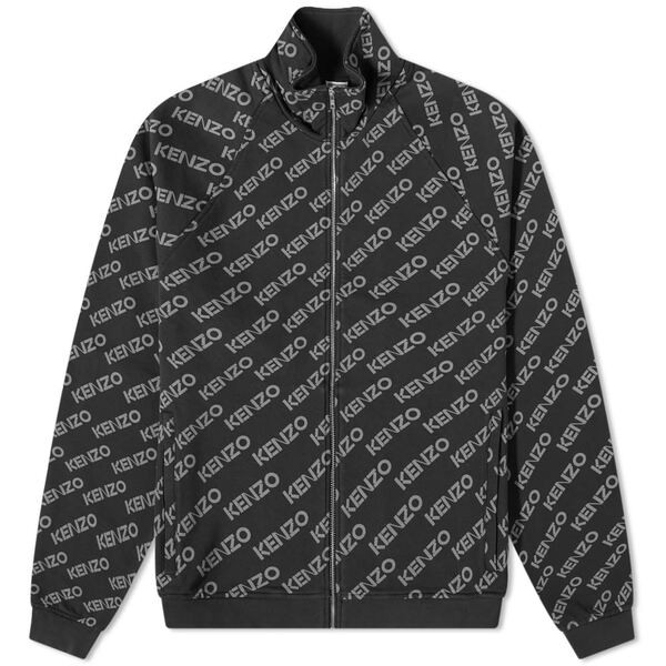 ケンゾー メンズ ジャケット・ブルゾン アウター Kenzo Monogram Track Jacket Black