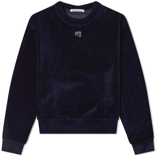 アレキサンダーワン レディース パーカー・スウェット アウター Alexander Wang Hotfix Crew Sweat After Dark