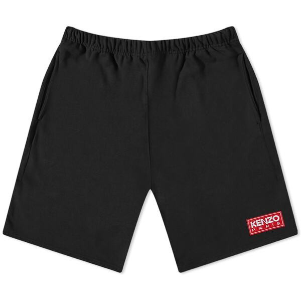 ケンゾー メンズ ハーフパンツ・ショーツ ボトムス Kenzo Box Logo Sweat Short Black