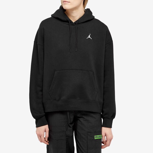 Air Jordan Essential Fleece Popover Hoody Black White Au Pay