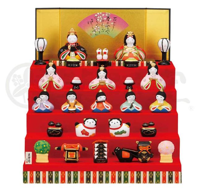 早者勝ち 雛人形 コンパクト ひな人形 雛 五段飾り 十人飾り 薬師窯 陶人形 錦彩華 みやび雛 21年度新作 H033 Swrk 2484 プレミアム Www Selfpsicologia Com Mx