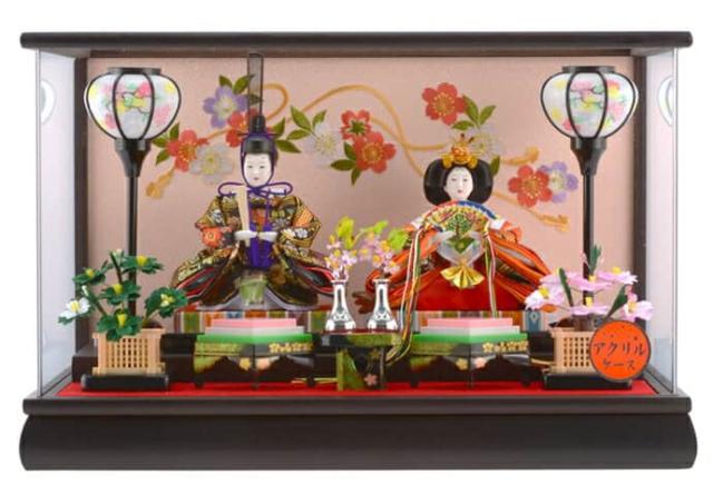 即納特典付き 雛人形 ケース入り コンパクト ひな人形 ケース飾り 親王飾り ひも桜 アクリルケース H243 Sg 7 19bk お雛様 ひな飾り 即発送可能 Olsonesq Com