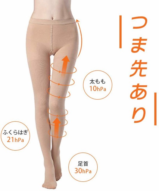 弾性パンティーストッキング 30hpa 着圧 着圧タイツ 加圧パンティーストッキング 静脈瘤予防 脚のむくみを改善 美脚ケ