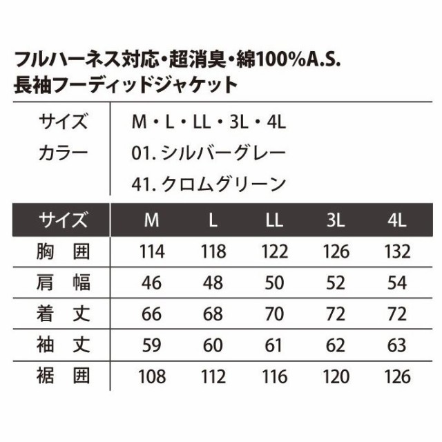 期間限定特価 (フルセット) A.S. 長袖フーディッドジャケット の通販はau PAY マーケット - マルタケ|商品ロットナンバー:502523313 空調服 アイズフロンティア 10080 フルハーネス対応 超消臭 綿100% 超歓迎人気