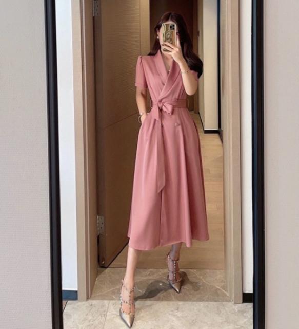 絶妙 ワンピース レディース 春 夏 ワンピース ピンク オシャレ セレモニーワンピース 大人上品 結婚式ドレス お出かけ デート 大人可愛い 綺 新着商品 Farmerscentre Com Ng