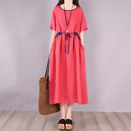 クリアランス ワンピース レディース 夏服 カラフル おでかけ 大人可愛い 上品 綺麗め 大人カジュアル ロング丈 マキシ ゆったり 代 30代 レッド イ 受賞店舗 Arnabmobility Com