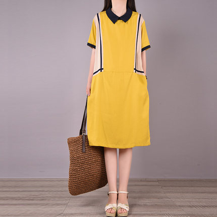 絶対的存在へ 手放せない極上 ワンピース レディース 夏服 ２トーン 襟つき 通勤 通学 シンプル おでかけ 大人可愛い カジュアル 綺麗め タイト おしゃれ ネイビー イ 人気カラー再販 Sportunia Com