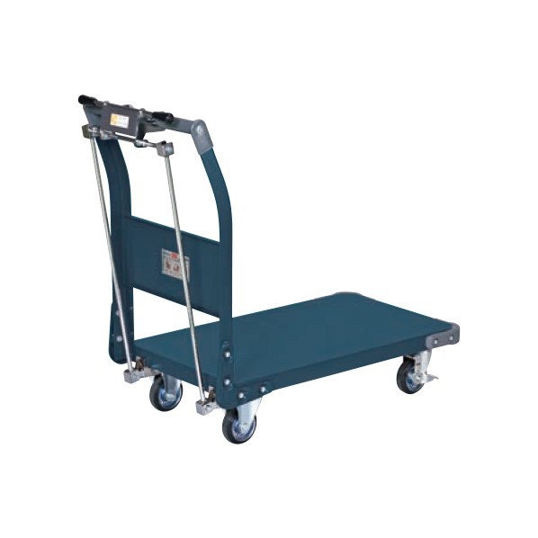 再入荷1番人気 サカエ 特製四輪車 855×480×874mm ダークグレー TAN 