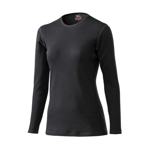 日本未入荷 入手困難 Mizuno ブレスサーモアンダーウエアexプラスクルーネック長袖シャツ レディース ブラック M C2ja981409m 1着 人気定番 Centrodeladultomayor Com Uy