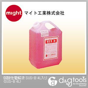 超特価激安 マイト工業 弱酸性電解液 SUS-B 4L, 雑貨屋ohisama b7c0d453
