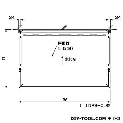 ステー⅝ ダイケン PAY マーケット - DIY FACTORY ONLINE SHOP|商品ロットナンバー:347150935 RSバイザー アルミ&ポリカ 後勾配 D750×W2000 RS-CMの通販はau ブラウン