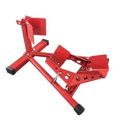 驚きの値段 日本モーターパーツ フロントホイールクランプスタンド レッド 珍しい Eldfx Com