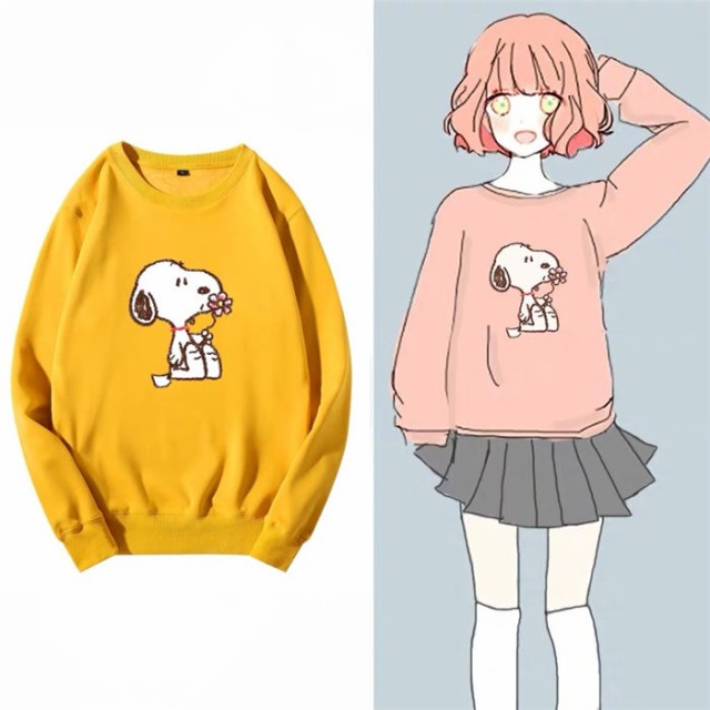 Snoopy トレーナー Disney ペアルック カップル パーカー トレーナー スウェット ディズニースヌーピー パーカー 男女兼用 お揃い トップの通販はau Pay マーケット Top S 商品ロットナンバー