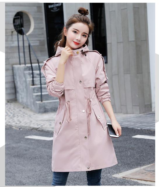 マウンテンパーカー レディース アウター スプリングコート トレンチコート ピンク ブラック ベージュ 無地 大きいサイズ 体型カバー カの通販はau Wowma ワウマ Rightsight ライトサイト 商品ロットナンバー