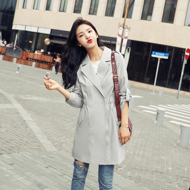 マウンテンパーカー レディース アウター スプリングコート トレンチコート グレー ロング丈 無地 大きいサイズ 体型カバー カジュアル の通販はau Pay マーケット Rightsight ライトサイト 商品ロットナンバー