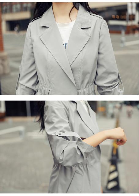 マウンテンパーカー レディース アウター スプリングコート トレンチコート グレー ロング丈 無地 大きいサイズ 体型カバー カジュアル の通販はau Pay マーケット Rightsight ライトサイト 商品ロットナンバー