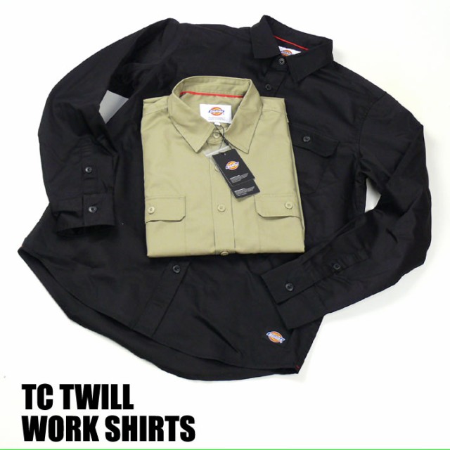 Dickies ディッキーズ TCツイル ワークシャツ メンズ 長袖シャツ 無地 DK006151の通販はau Wowma!（ワウマ