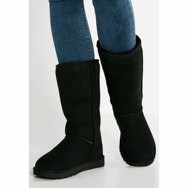 UGG CLASSIC TALL アグ クラシックトール ブラック 24cm - 靴