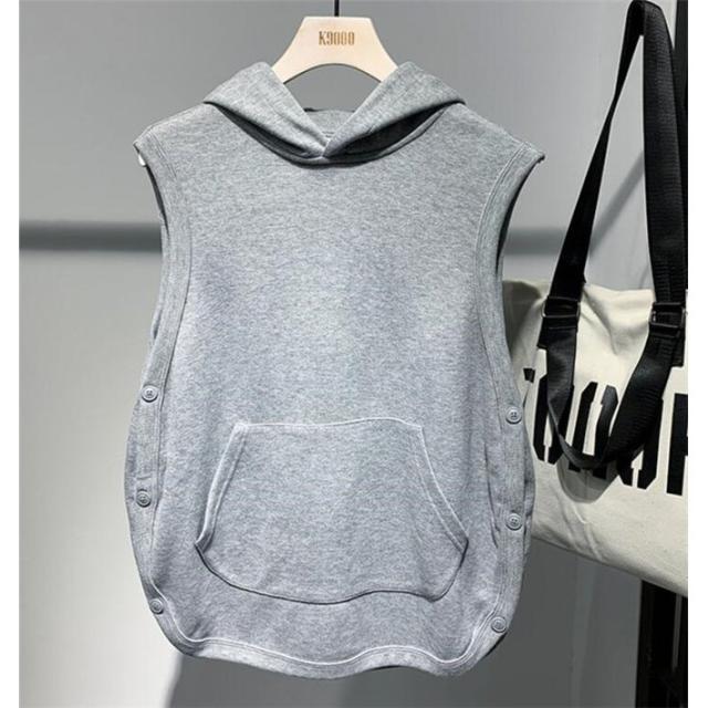 肌触りがいい ベスト メンズ パーカー ノースリーブ フード付き 春 ジャケット カジュアル 新作 セールsale Www Iacymperu Org