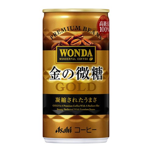 アサヒ ワンダ缶コーヒー 金の微糖 185mlの通販はau Wowma ワウマ