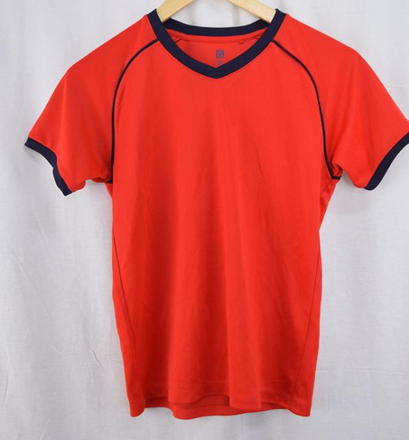中古品 ユニクロ Uniqlo 半袖 プラシャツ サイズ140 レッド キッズ ジュニア サッカー フットサル トレーニングの通販はau Wowma ワウマ カウカウキング Au Wowma 店 商品ロットナンバー