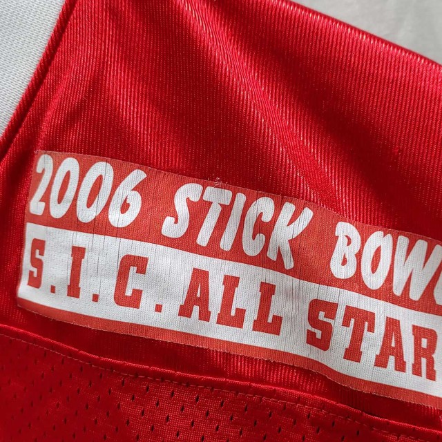 【中古】SIC ALL STAR オールスター アメフト 選抜 ユニフォーム ジャージ #52 S 選手 支給品 実使用 2006 STICK