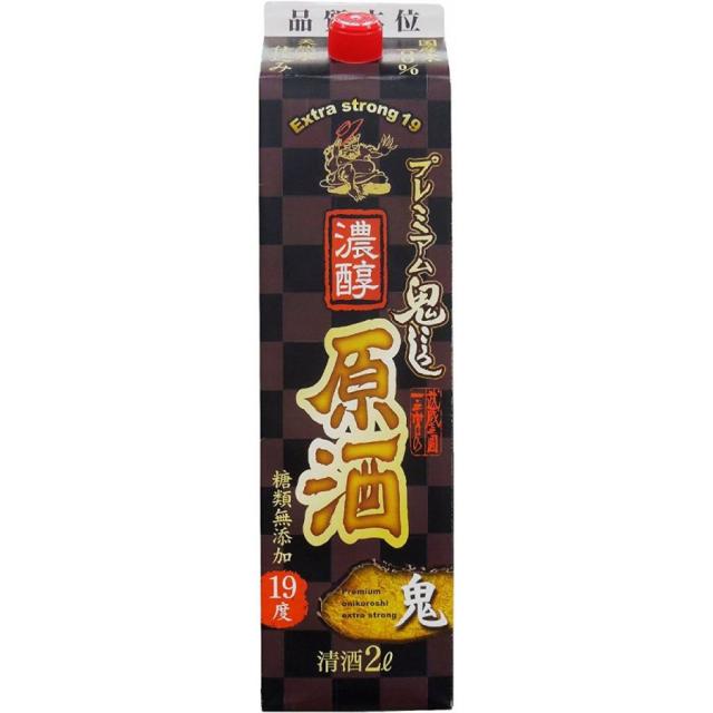22 新作 日本酒 送料無料 小山本家 2l 12本 00ml 19度 濃醇原酒 プレミアム鬼ころし 普通酒