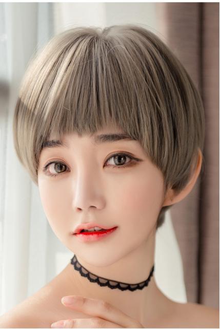 再再販 短納期かつら 新品ショートストレート フルウィッグ ショートヘア 男女兼用 通販限定 Www Servblu Com