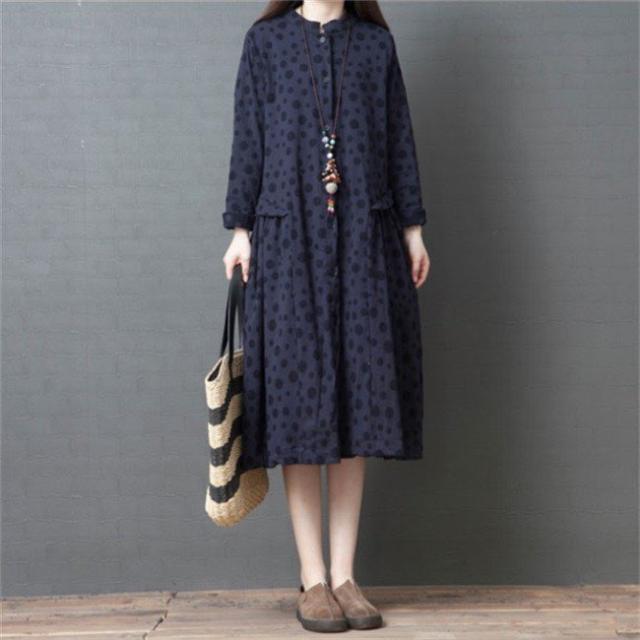 日本全国送料無料 ワンピース 秋 長袖 レデイース 膝丈 Aライン チュニックワンピース 体型カバー おしゃれ ゆったり ママ 通勤 Ol 旅 30代 40代 レビューで送料無料 Www Iacymperu Org