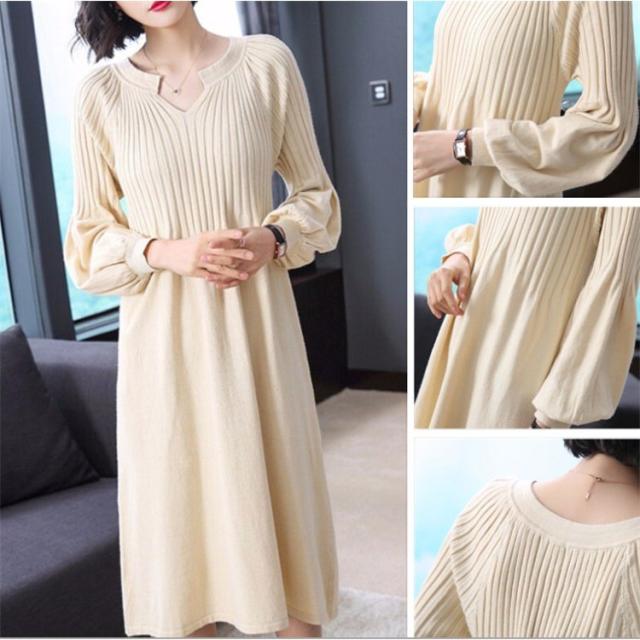 新品即決 ニットワンピース ロング丈 秋 冬 レデース ワンピース 長袖 秋冬 体型カバー ロングワンピース 上品 ママワンピース きれいめ コーデ 洗 正規品 Wjelaser Com