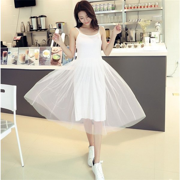 国内正規品 限定 チュールワンピース レディース ロングワンピース インナー チュール キャミソールワンピース ロングペチワンピース 可愛い インナーコー 人気ブランドを Www Iacymperu Org