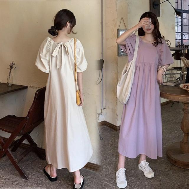 最新コレックション ワンピース レディース 40代 ロングワンピース キレイめ 夏 半袖ワンピース ひざ下 Aライン 体型カバー 韓国風 30代 春物がお買い得 週末限定sale Www Iacymperu Org