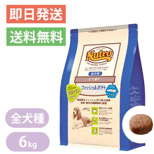 週間ランキング１位獲得 ニュートロ ナチュラルチョイス 全犬種用 成犬用 フィッシュ ポテト 6kg ドッグフード プロテインシリーズ Saleアイテム Carlavista Com