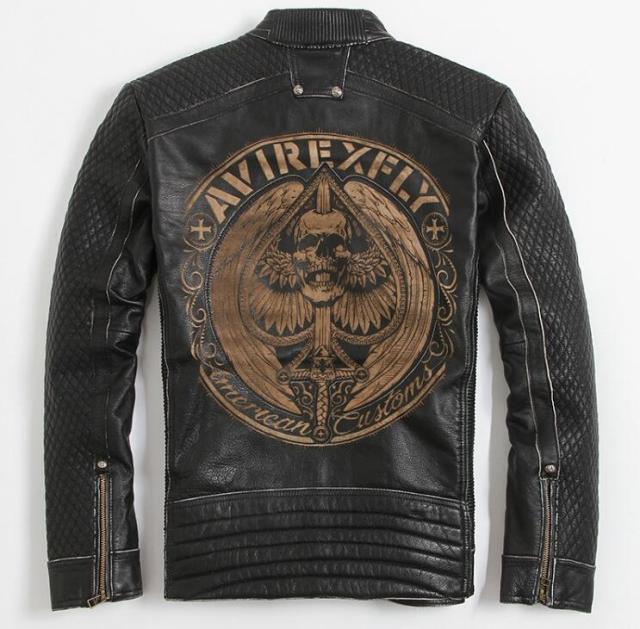 レザージャケット メンズ バイクジャケット 新品 本革ジャケット