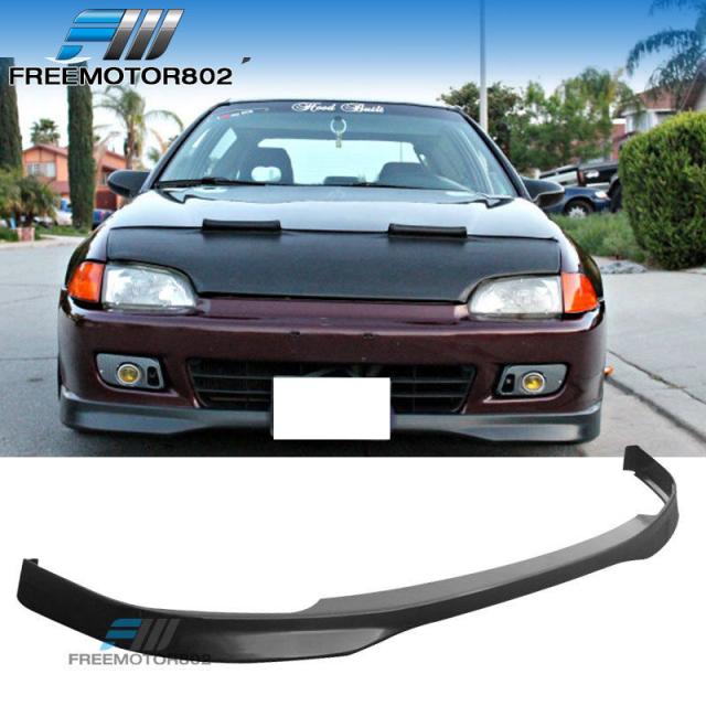 ー品販売 エアロパーツ 92-95ホンダシビック4DタイプRフロントバンパーリップスポイラーBODYKIT URETHANE FOR 92-, ムレムラ 9a38da2f