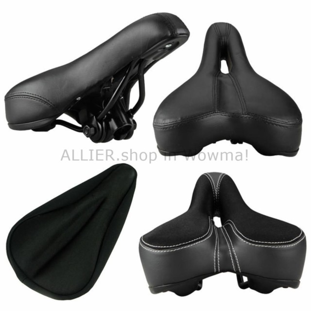 Bike Bicycle Pro Road Saddle MTB Sport Hollow Saddle Seat Black soft Comfort