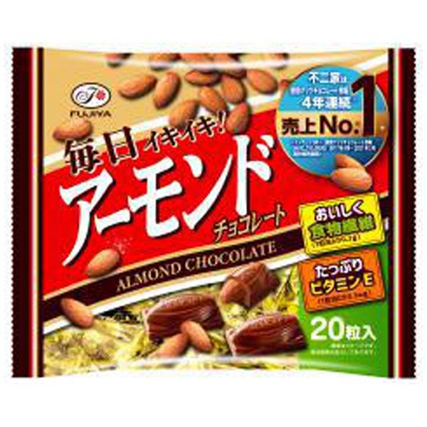 不二家 アーモンドチョコレート 20粒 18コ入り 2022/07/12発売 (4902555264684)