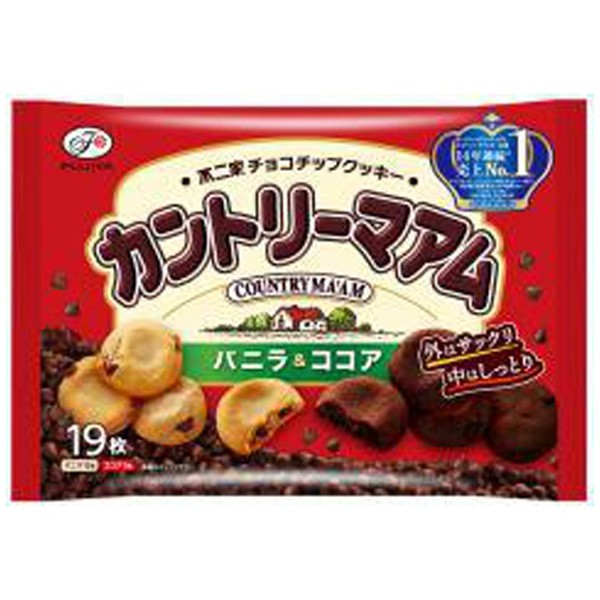 不二家 カントリーマアム 19枚 16コ入り 2022/07/12発売 (4902555272641)