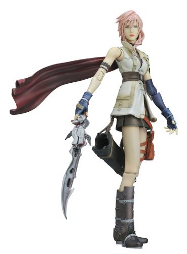 FINAL FANTASY XIII PLAY ARTS改 ライトニング(PVC塗装済みアクションフィ (中古品)